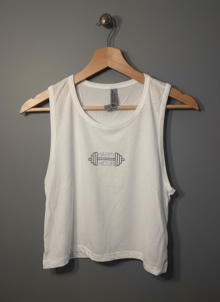 HAPPY HOUR CROPPED TANK TOP