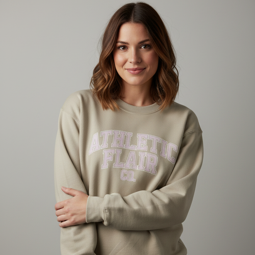 AFC Collegiate Sand Crewneck