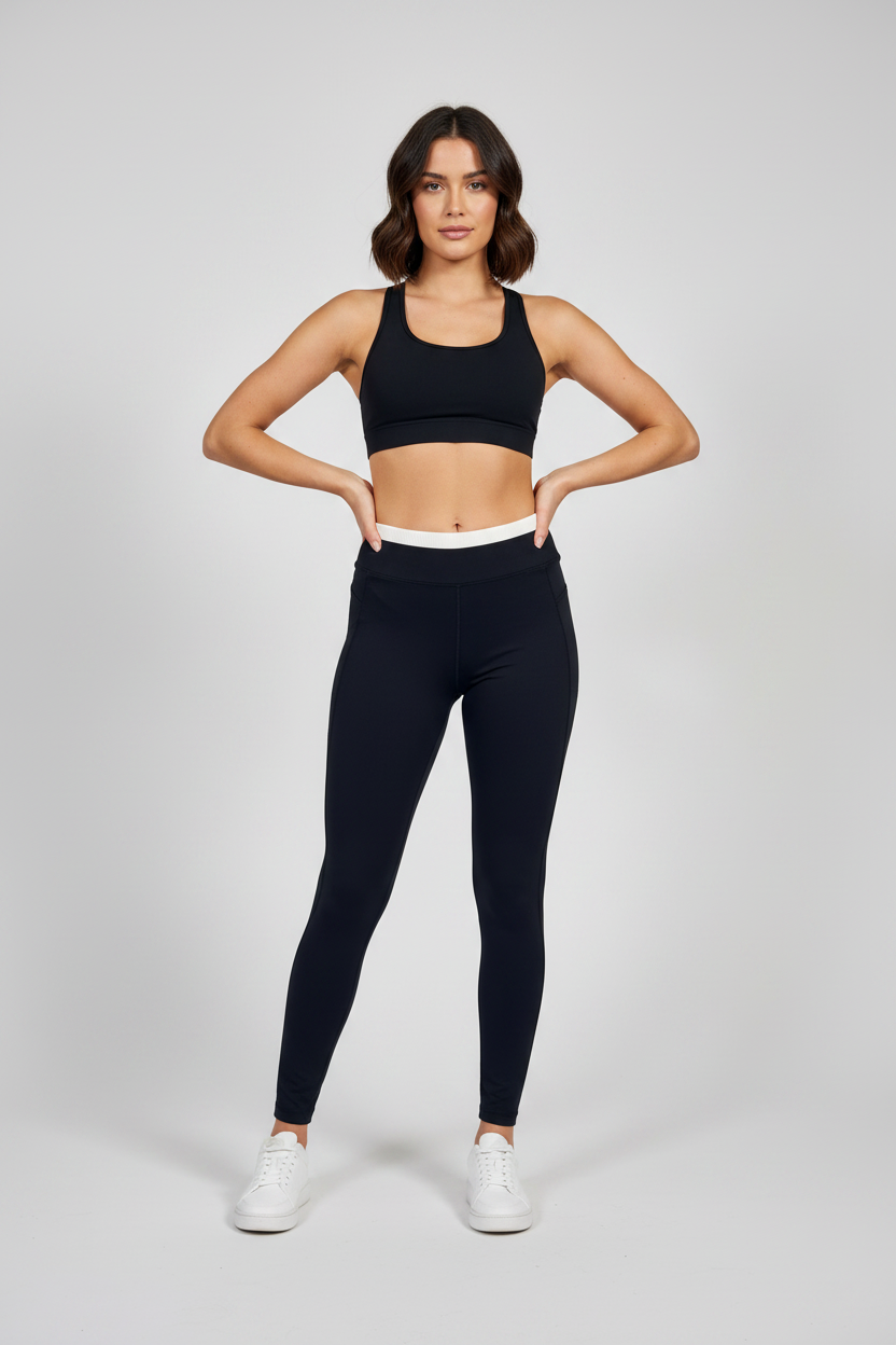 Black Leggings - Front
