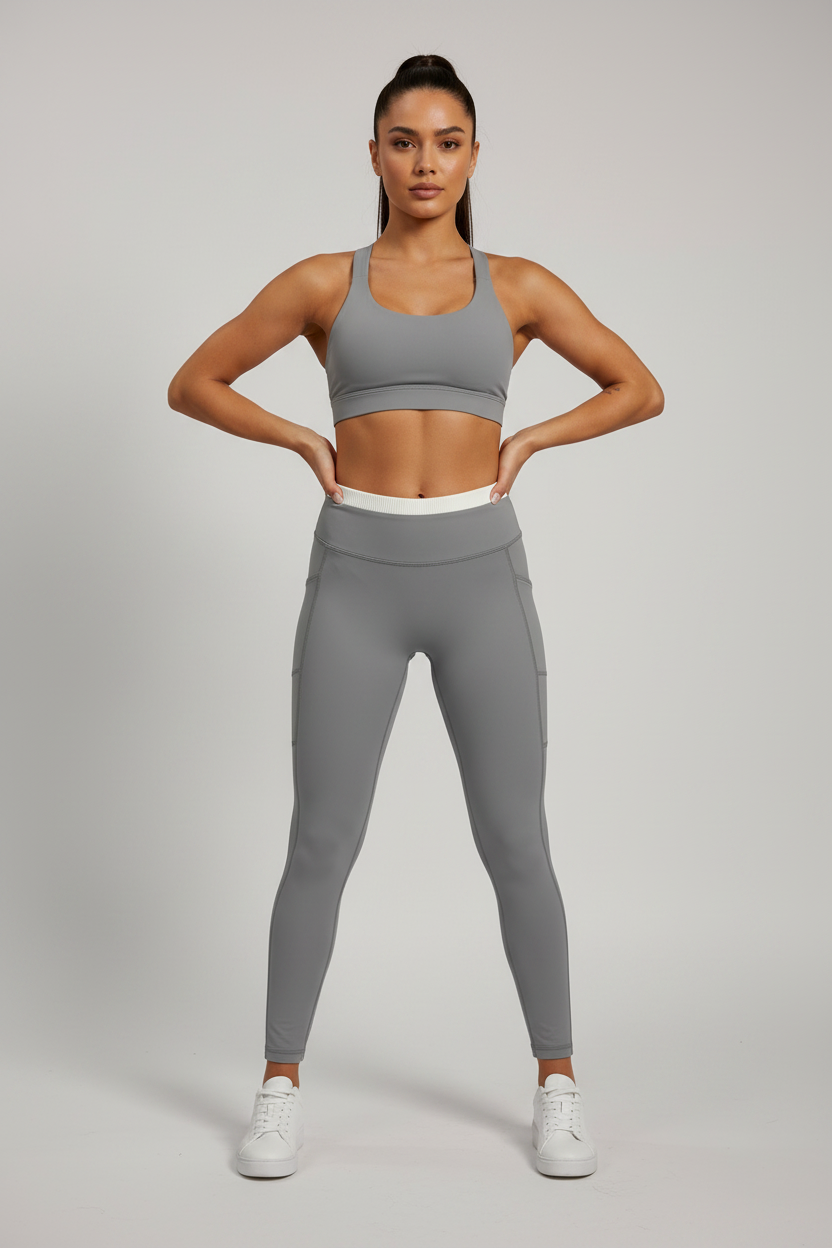 Grey Leggings - Front