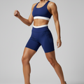 Shorter Navy Biker Shorts